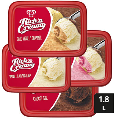 Ola Rich n Creamy Ice Cream Tub 1.8L